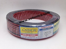 สายลำโพง ดำแดง LASER 1.5 SQ.MM