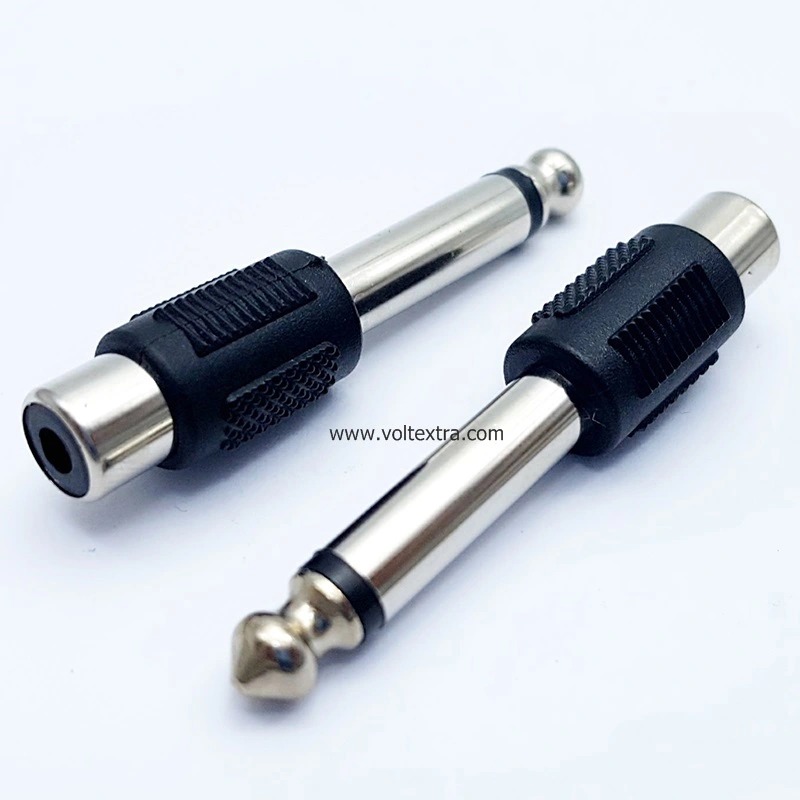 ปลั๊กไมค์ท้ายแจ๊ค RCA พลาสติก