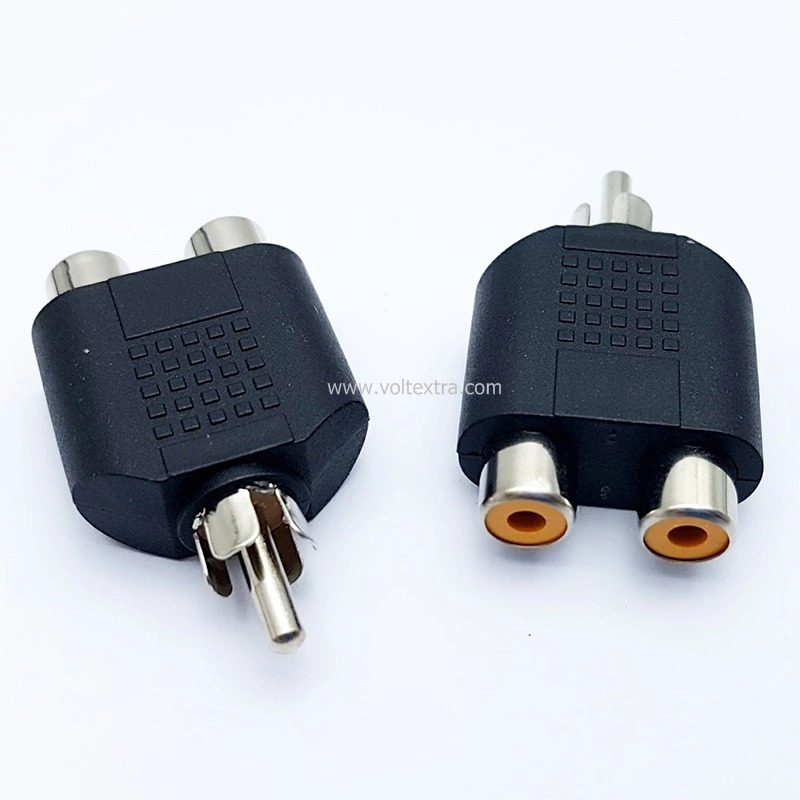 แจ็ค RCA ผู้ แยก RCA เมีย x2