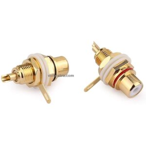 แจ็ค RCA ติดแท่น สีทอง