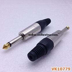 ปลั๊กไมค์ MONO เหล็ก ท้ายยาง