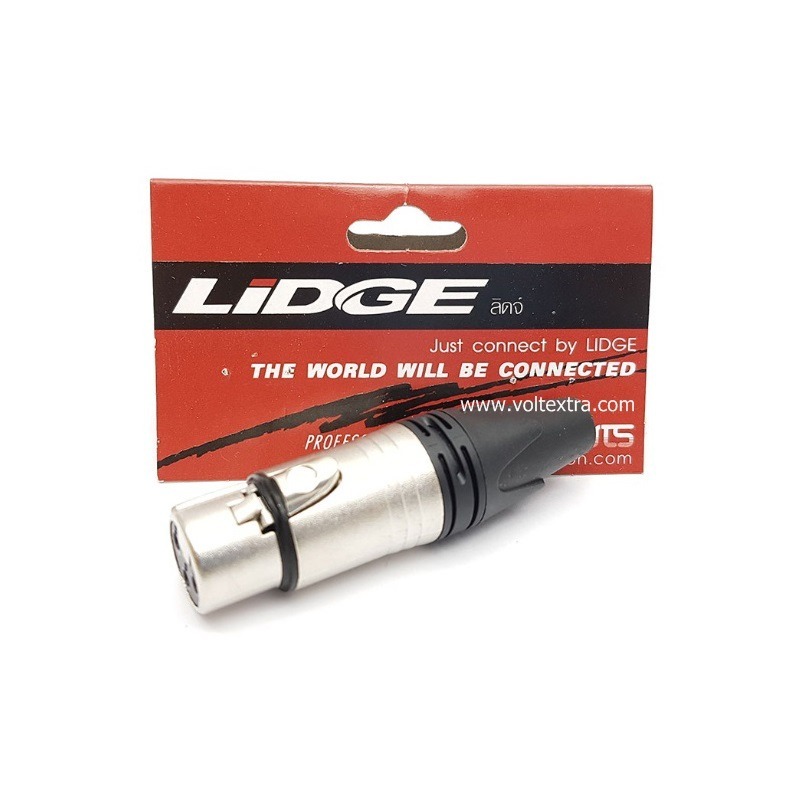 แจ็ค XLR ตัวเมีย LIDGE 