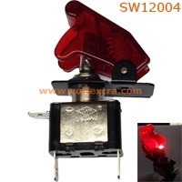 สวิทช์เครื่องบิน สีแดงใส